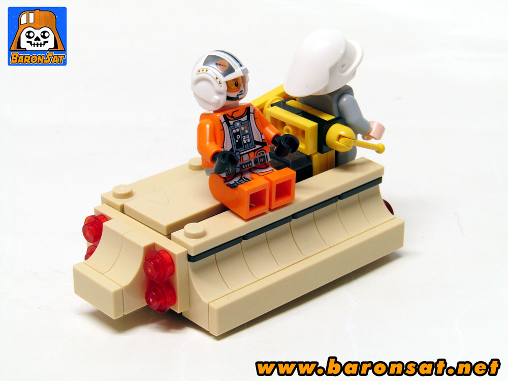Lego moc Rebel Cart Yavin4 back